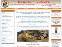 Tablet Screenshot of handicraft-vn.com